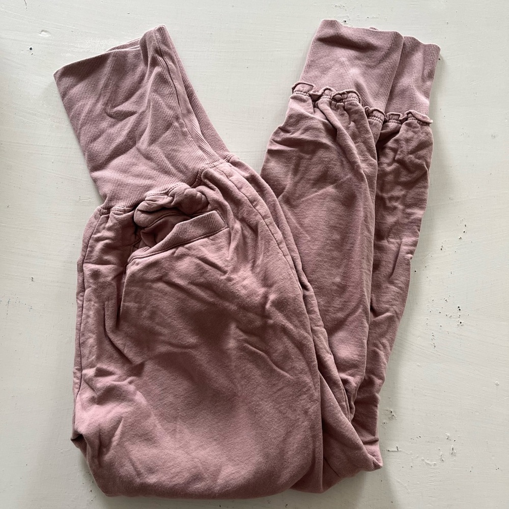 High waisted sweatpants